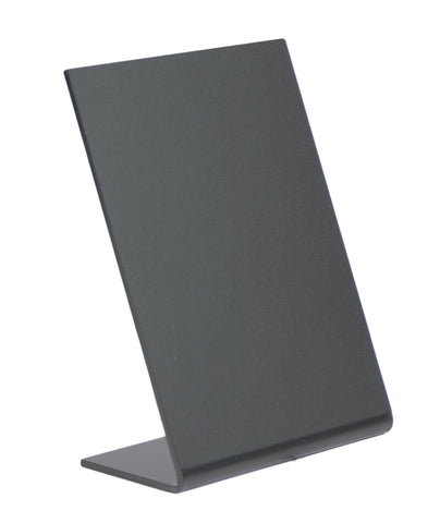 Genware TBA-BL-A7 A7 Acrylic Table Chalk Boards (5pcs)