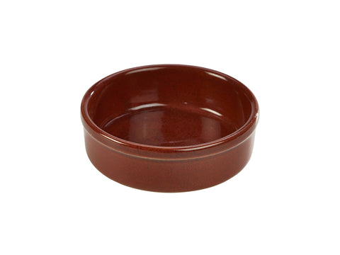 Genware TD-R14 Terra Stoneware Rustic Red Tapas Dish 14.5cm - Pack of 12