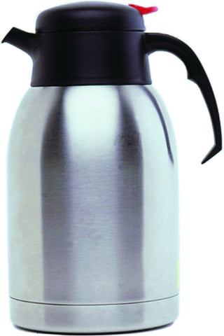 Genware V2099 St/St Vacuum Push Button Jug 2.0L