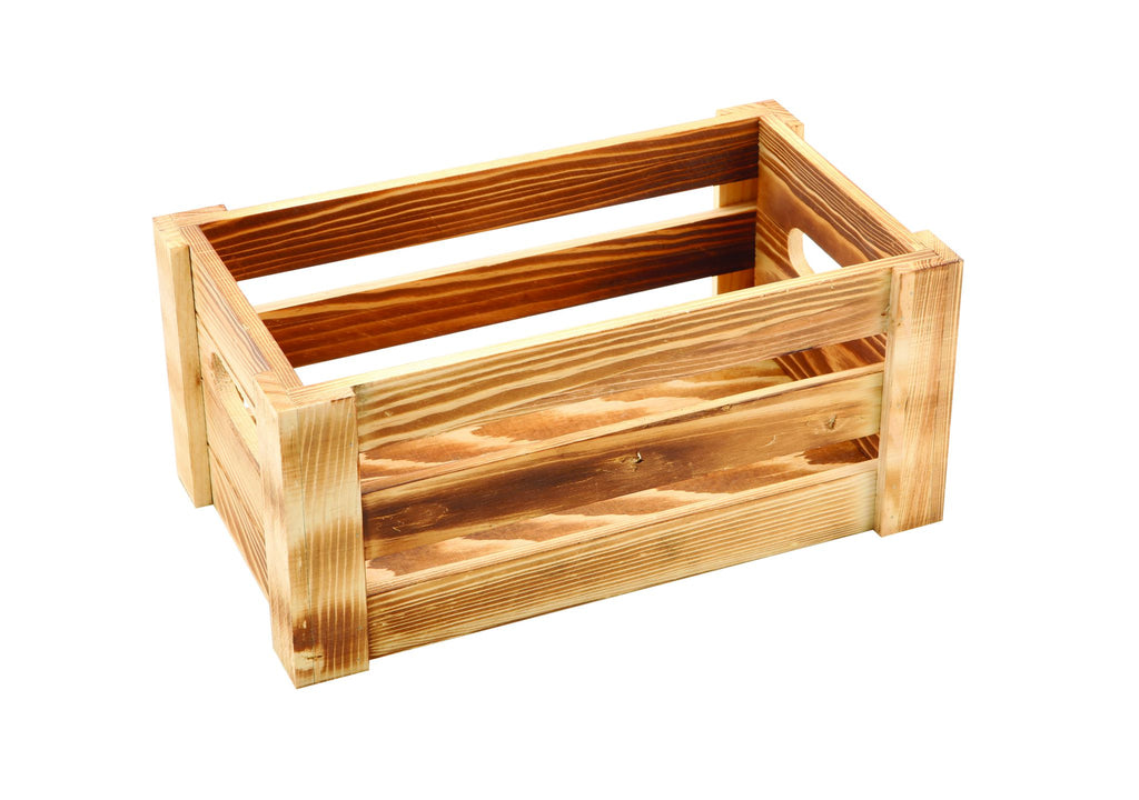 Table Caddy and Crates, Wooden Table Caddy