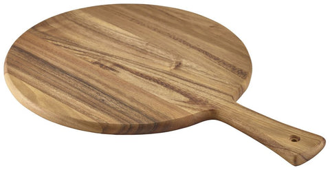 Genware WPB33 Acacia Wood Pizza Paddle 33cm Dia
