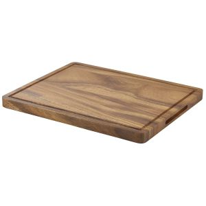 Genware WSB3226 Acacia Wood Serving Board GN 1/2