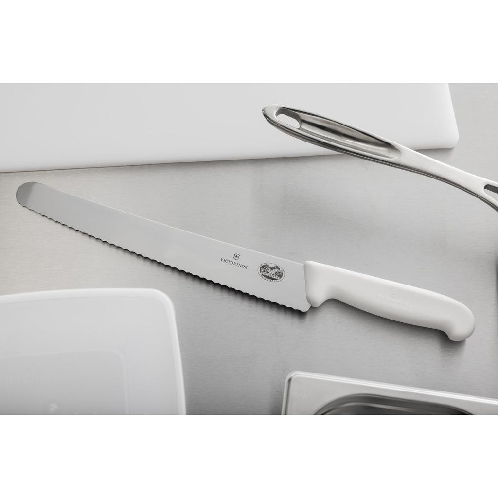 Victorinox Serrated Pastry Knife White Advantage Catering