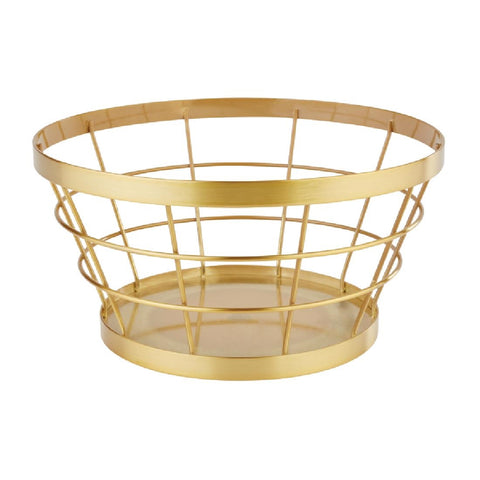 APS+ Metal Basket Gold Brushed 110 x 210mm
