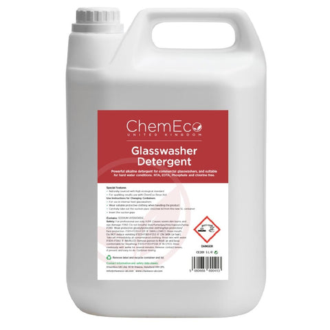 ChemEco Glasswasher Detergent 5Ltr