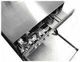 Adler AD50-DP 500mm Basket 18 Plate Undercounter Dishwasher With Drain Pump - Advantage Catering Equipment