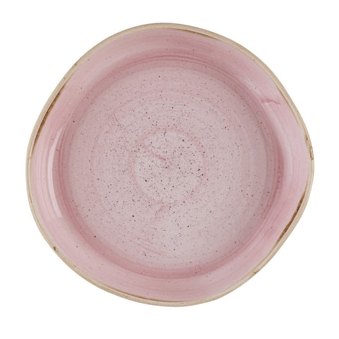 Churchill Stonecast Petal Pink Organic Walled Bowls 232mm (Pack of 6)