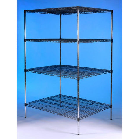 EAIS EZ Store 3 Tier Wide Boy Nylon Coated Wire Shelving - 1650mm High