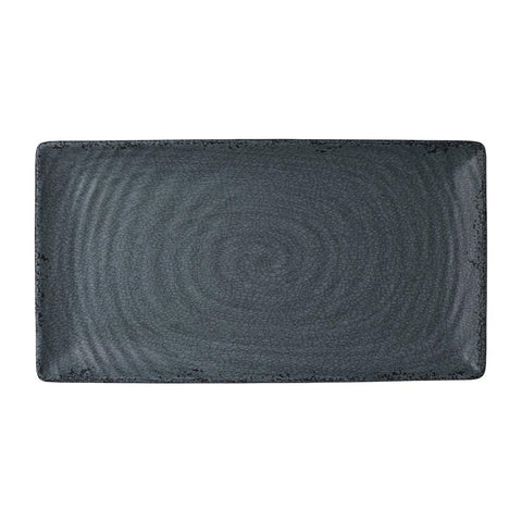 Steelite Pompeii Slate Gastronome Platter 1/3 324mm x 175mm (Pack of 4)