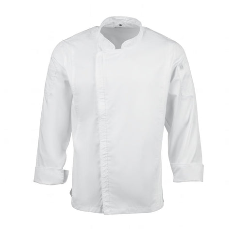 Chef Works Unisex Hartford Lightweight Chef Jacket White Size 3XL