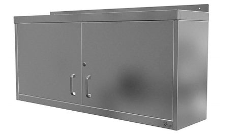 Quick Service 540mm High x 300mm Deep Wall Cupboard With Lockable Hinged Doors