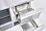 Sterling Pro Cobus SPU201-2D 230 Ltr Undermounted Counter 2 Drawers 1 Door - Advantage Catering Equipment