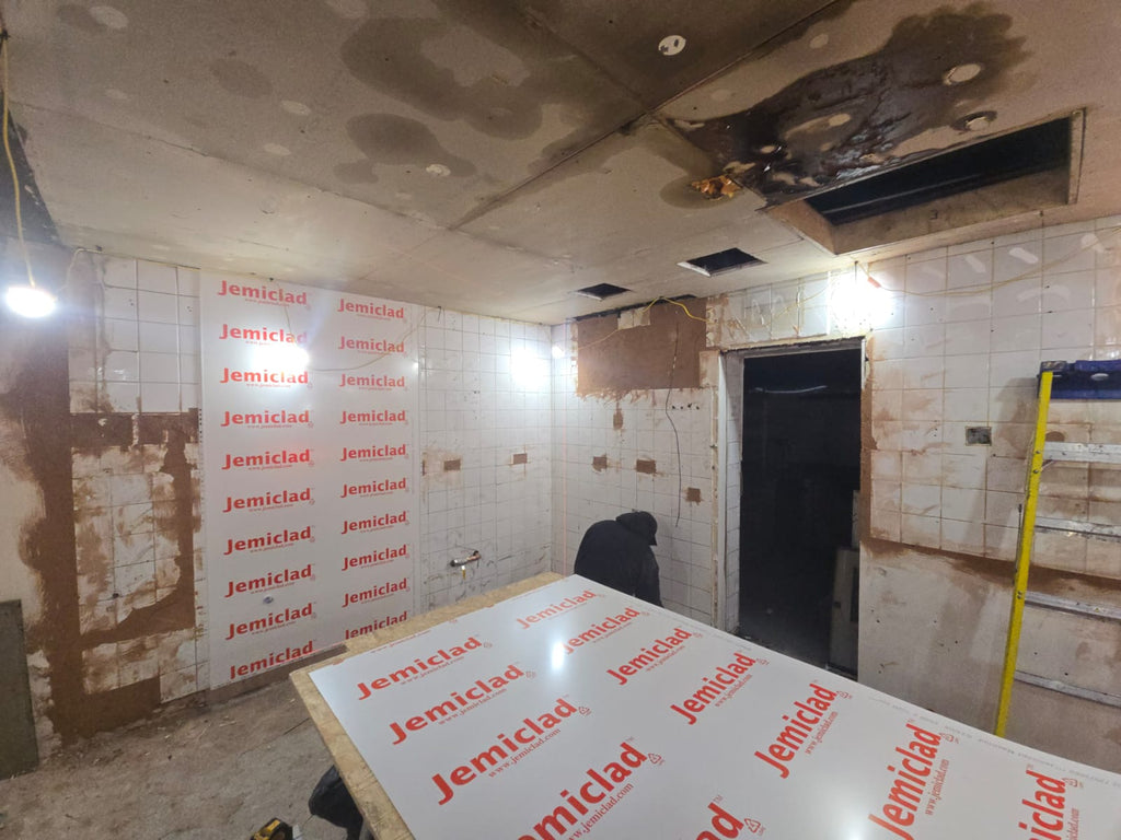 Jemiclad Hygienic Wall Cladding for Commercial Kitchens
