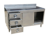 Stainless Steel Cupboards & Drawers