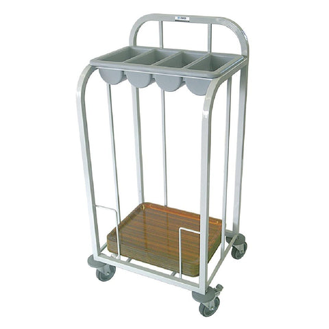 Craven Steel Single Tier Cutlery and Tray Dispense Trolley product image