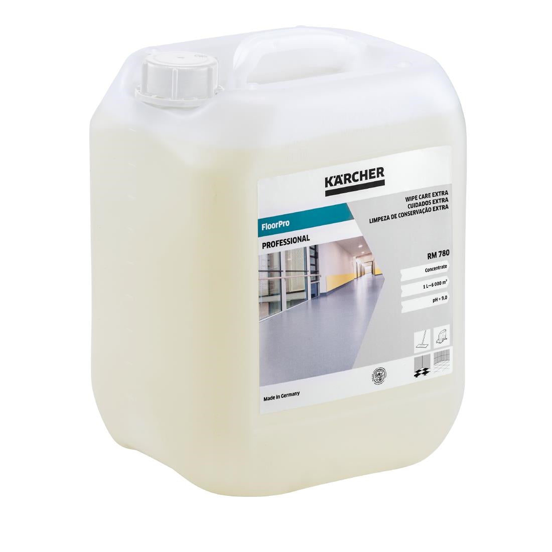 Karcher FloorPro Wipe Care Extra RM 780 10Ltr product image