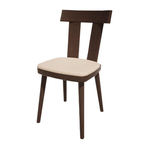 Bolero Bespoke Bamba Side Chair Cream/Wenge