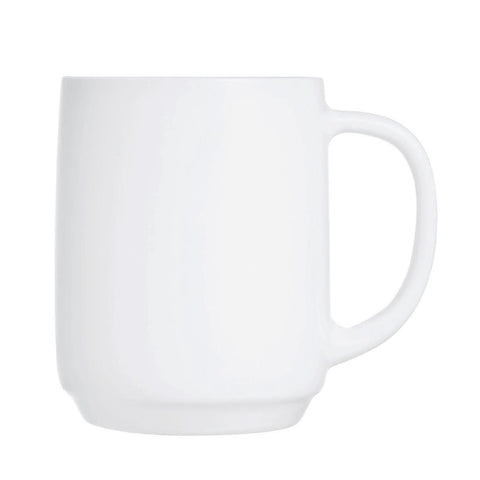 Arcoroc Intensity White Baril Mugs 290ml (Pack of 24)