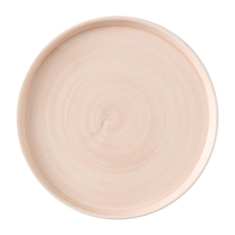 Churchill Stonecast Canvas Coral Walled Plates 255mm (Pack of 6)