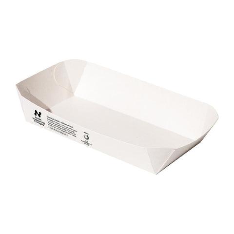 Notpla Rectangular Trays - White (Pack of 400)