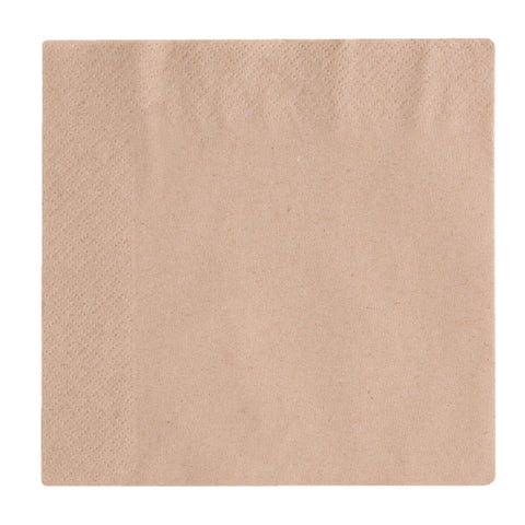 Vegware Recycled Lunch Napkin Kraft 33x33cm product image