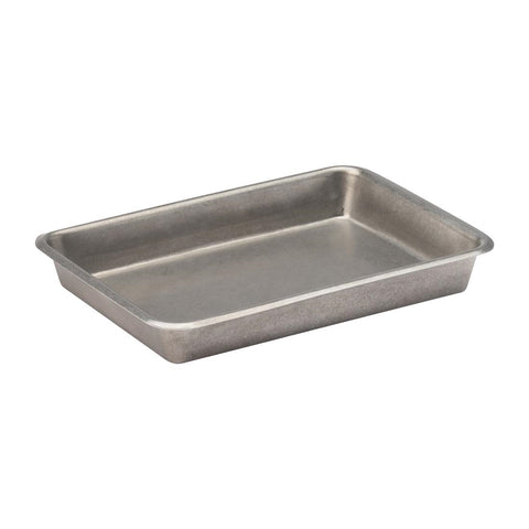 Utopia Vintage Steel Trays 230x165mm (Pack of 6)