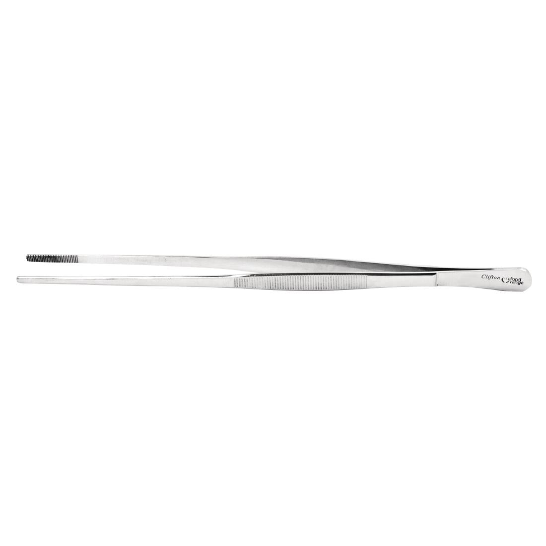 Stainless Steel Round Tip Tweezer Tongs 300mm product image
