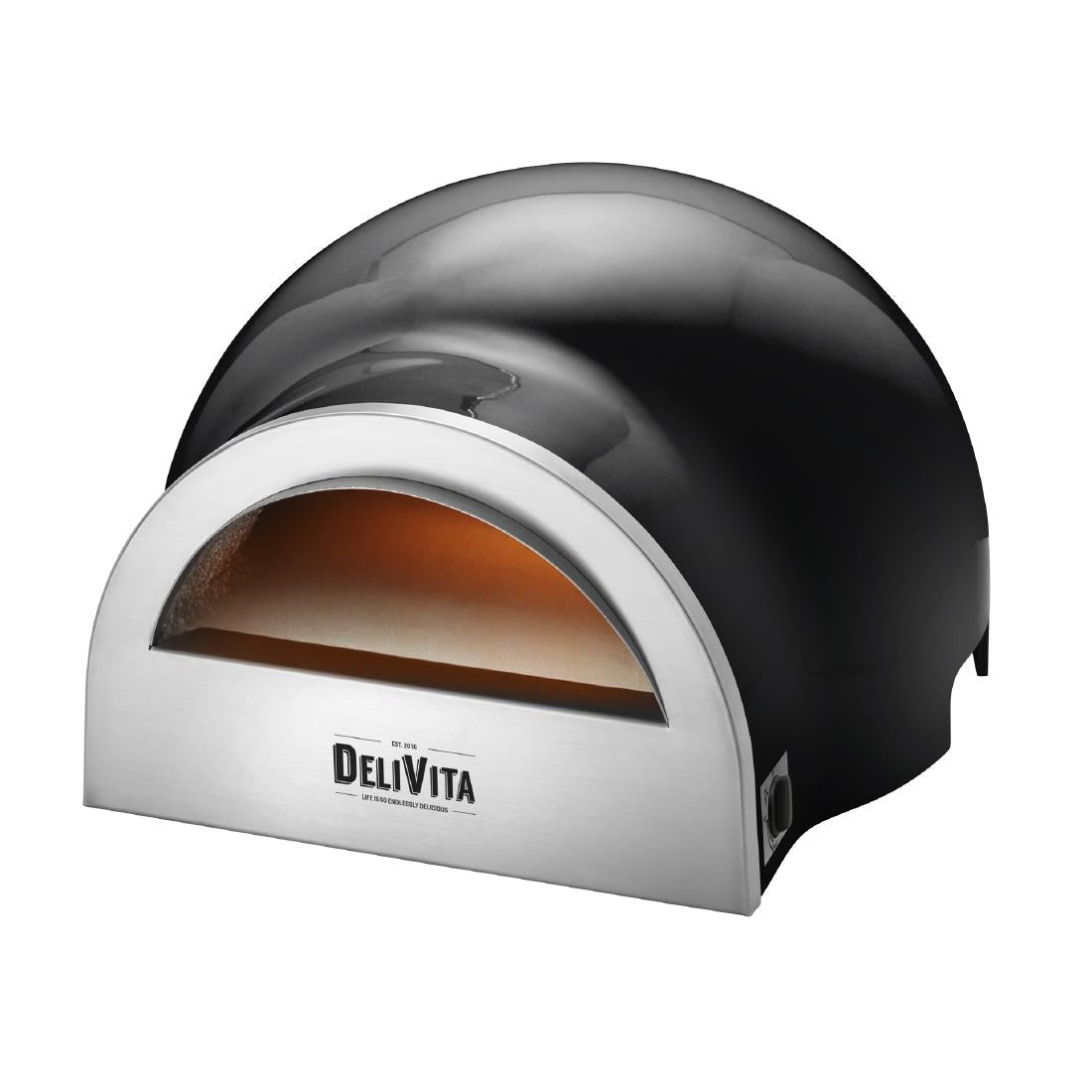 Delivita Dual Fuel Gas Oven Very Black product image