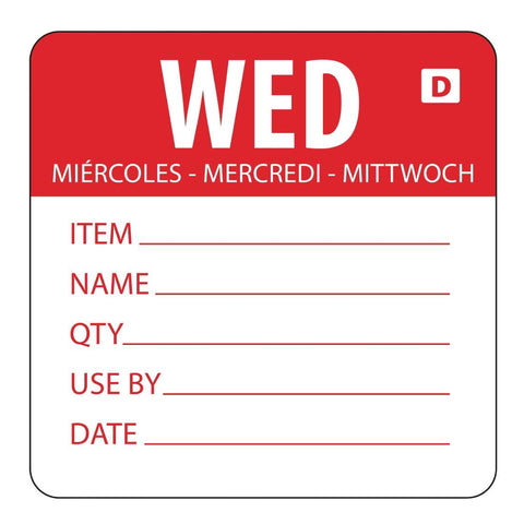 Hygiplas Dissolvable Day of the Week Labels product image