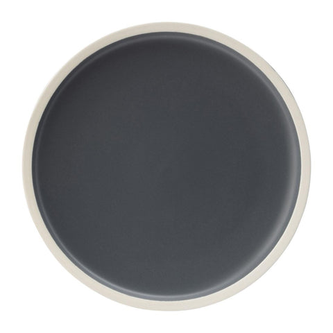 Utopia Forma Plates Charcoal 240mm (Pack of 6)
