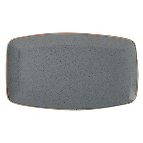 Seasons by Porcelite Storm Rectangular Plate 31x18cm/12"x7" porcelain tableware by Seasons by Porcelite