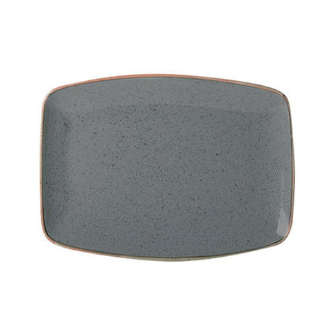 Seasons by Porcelite Storm Rectangular Plate 27cm porcelain tableware by Seasons by Porcelite