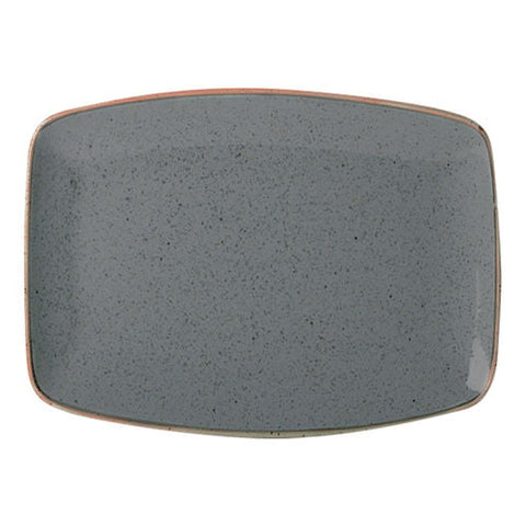 Seasons by Porcelite Storm Rectangular Plate 32cm porcelain tableware by Seasons by Porcelite