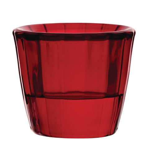 Utopia Ribbed Red Nightlight Holders (Pack of 12)