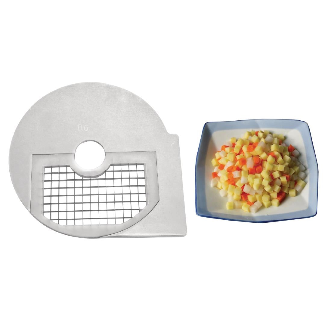 Buffalo Continuous Veg Prep 10x10mm Dicing Disc