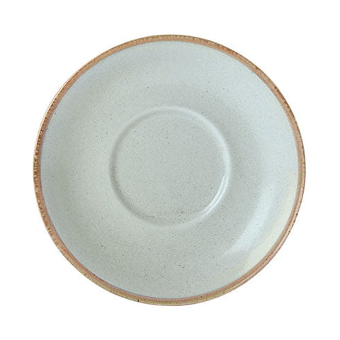 Seasons by Porcelite Stone Saucer 16cm/6.25" porcelain tableware by Seasons by Porcelite