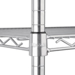 Vogue 4 Tier Wire Shelving Kit 1220x460mm