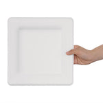 Fiesta Compostable Bagasse Square Plates 261mm (50 Pack)