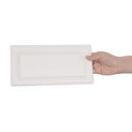 Fiesta Compostable Bagasse Rectangular Plates 258mm (50 Pack)