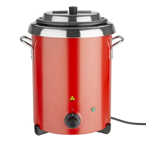 Buffalo Soup Kettle Red 5.7Ltr - Advantage Catering Equipment