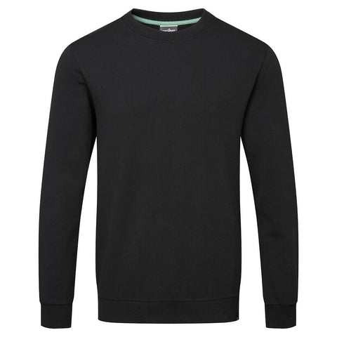 Portwest Black Organic Cotton Recyclable Sweatshirt Size M