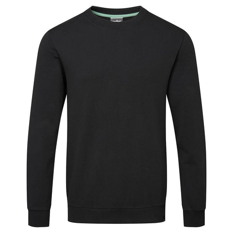 Portwest Black Organic Cotton Recyclable Sweatshirt Size L