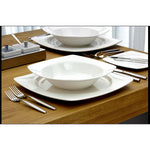 Elia Glacier Fine China Square Plates 310mm (4 Pack)