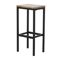Bolero Jackson Mango Wood Console Bar Stools (3 Pack)