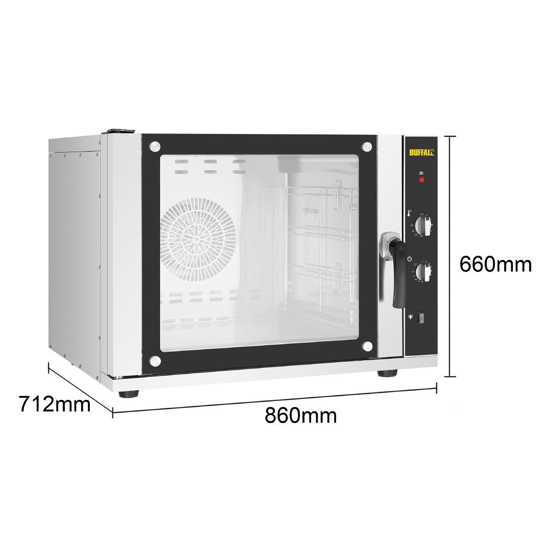 Buffalo Convection Oven 4x GN 1/1