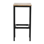 Bolero Jackson Mango Wood Console Bar Stools (3 Pack)