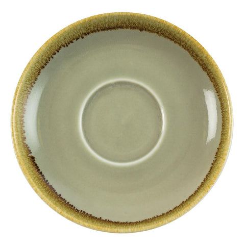 Olympia Kiln Cappuccino Saucers Moss 160mm product image