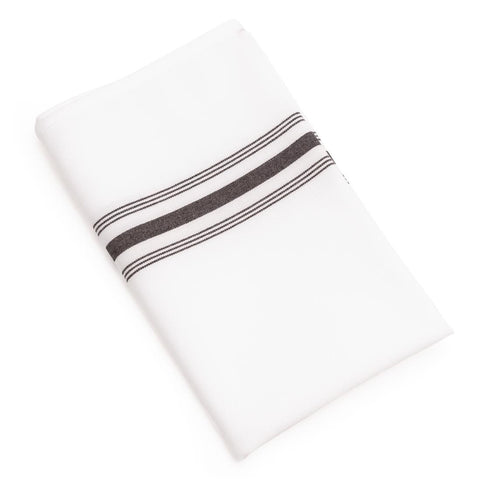 Bistro Table Napkins Black Stripe product image