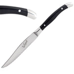 Amefa Virgule Steak Knife Black - 230mm 9' (12 Pack)