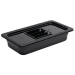 Vogue ABS Gastronorm Tray Black GN 1/3 65mm